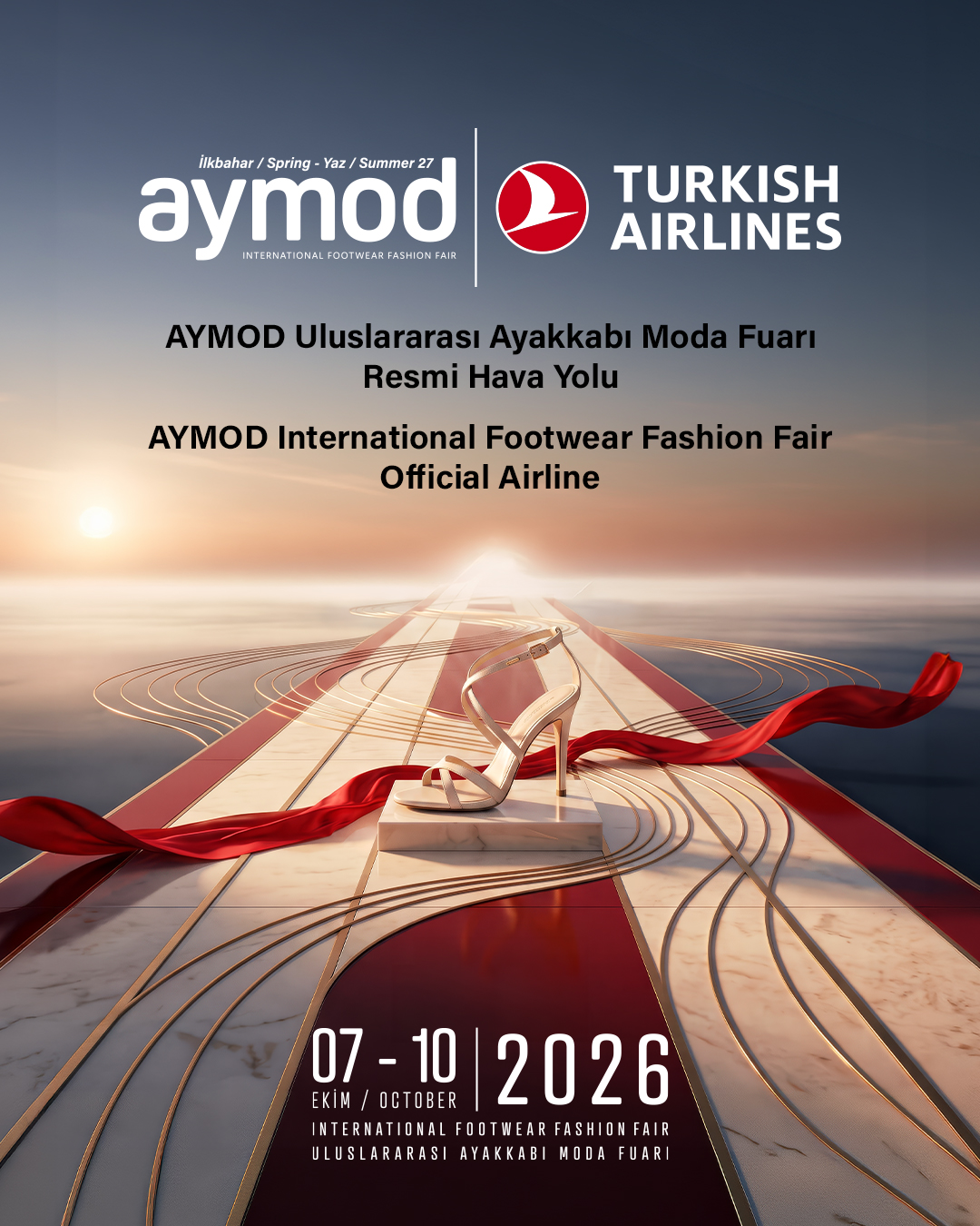 AYMOD Uluslararası Ayakkabı Moda Fuarı'nın RESMİ HAVAYOLU: TÜRK HAVA YOLLARI ✈