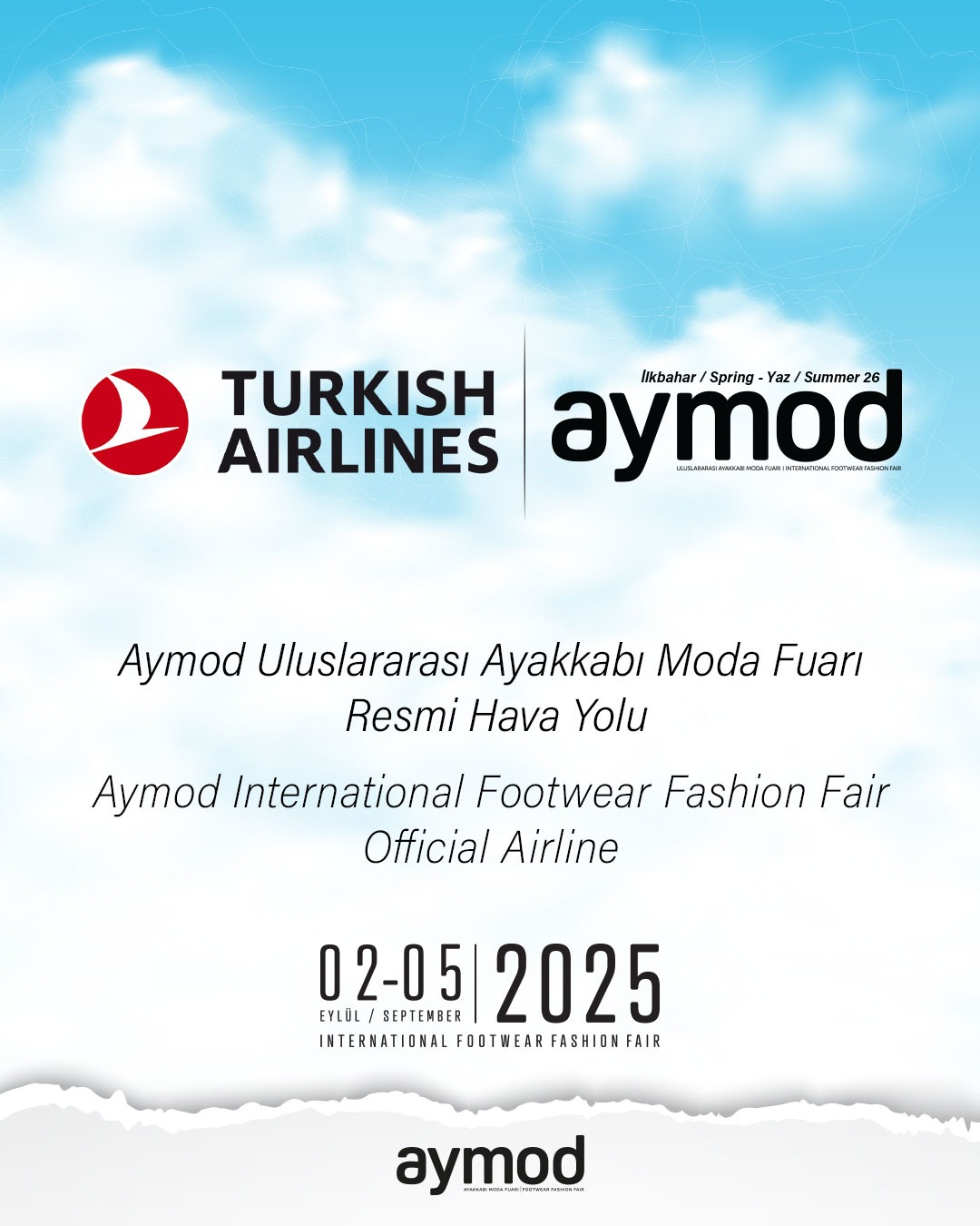 Международная выставка обувной моды AYMOD Официальная авиакомпания: ✈️ Turkish Airlines (Турецкие Авиалинии)