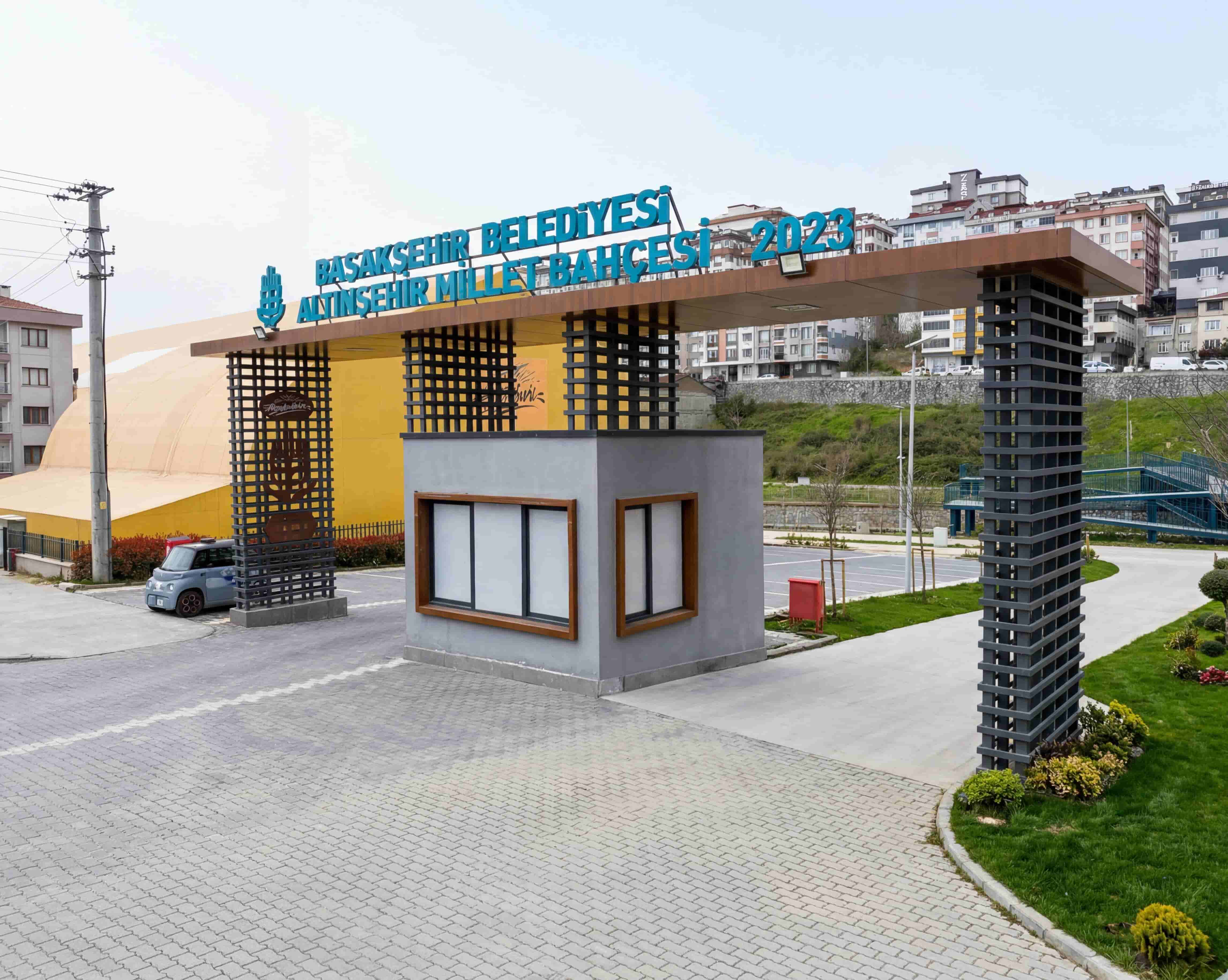 Altınşehir Millet Bahçesi Çelik Giriş Takı Projesi