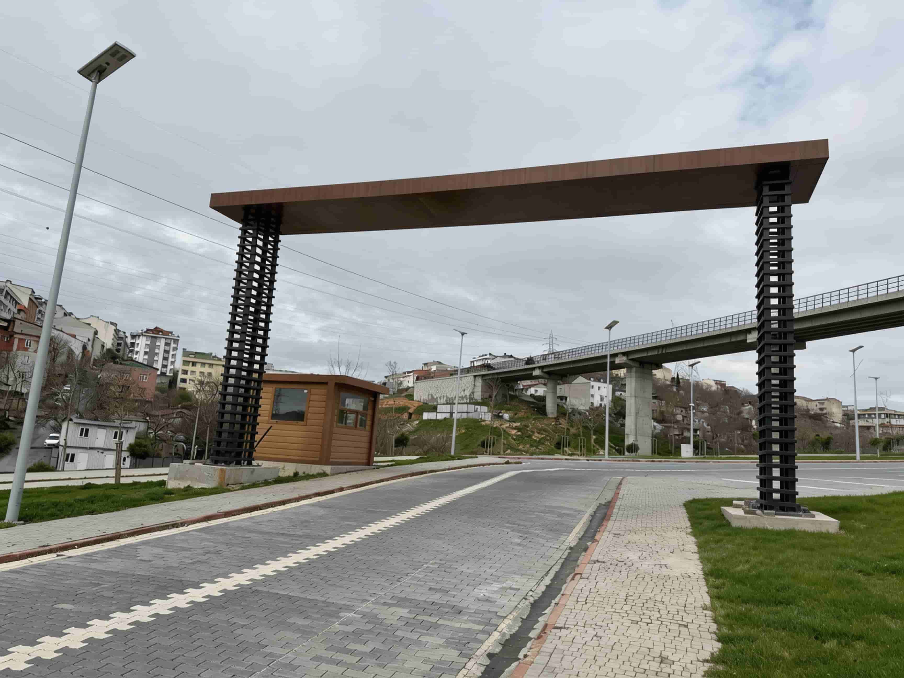 Güvercintepe Çelik Giriş Takı Projesi - Görsel 2